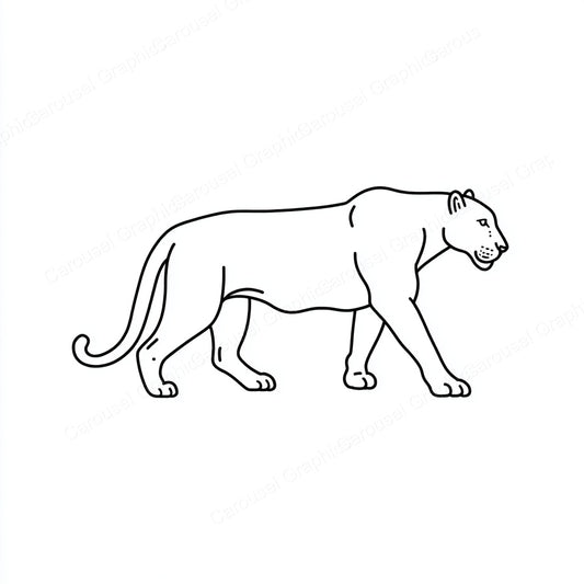 Panther Vector Graphic preview