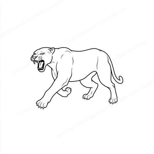 Panther Vector Graphic preview