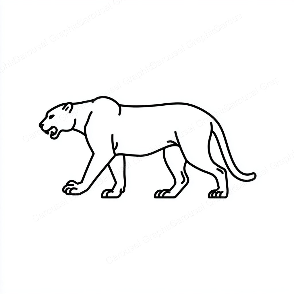 Panther Vector Graphic preview