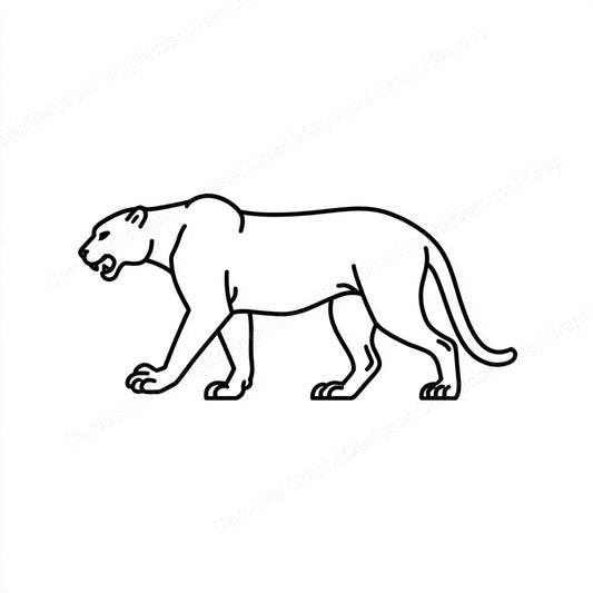 Panther Vector Graphic preview