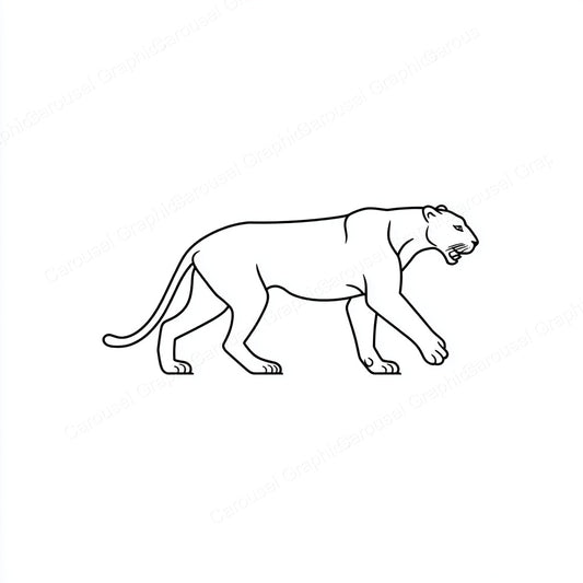 Panther Vector Graphic preview