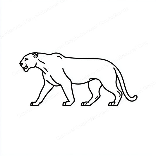 Panther Vector Graphic preview