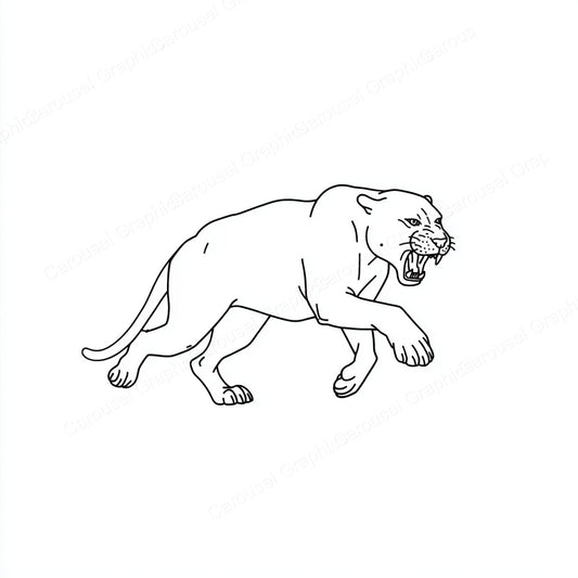 Panther Vector Graphic preview