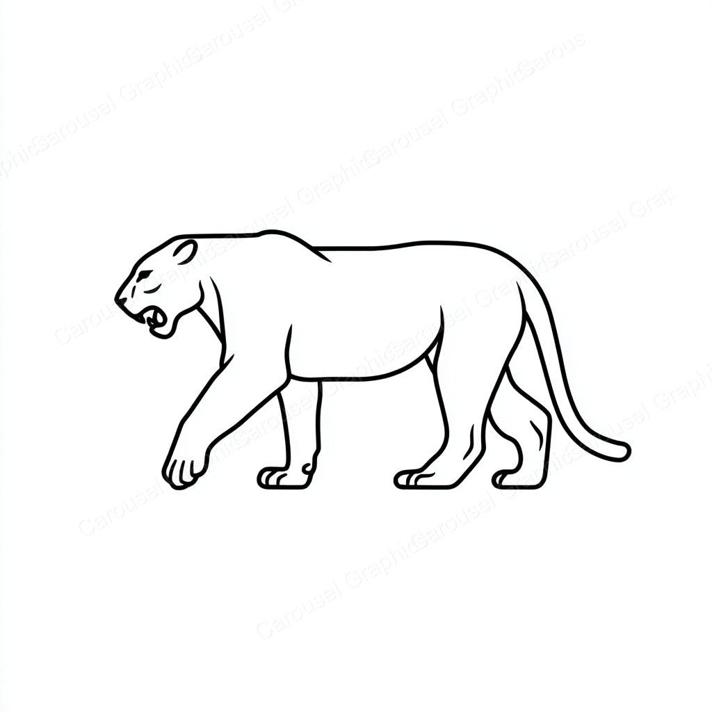 Panther Vector Graphic preview