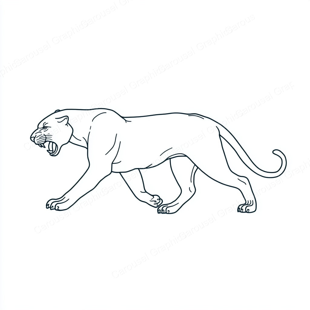 Panther Vector Graphic preview