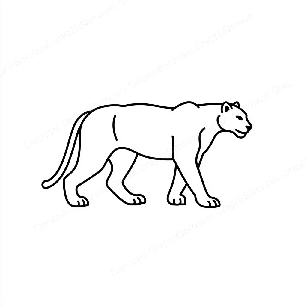 Panther Vector Graphic preview