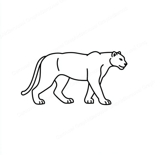 Panther Vector Graphic preview