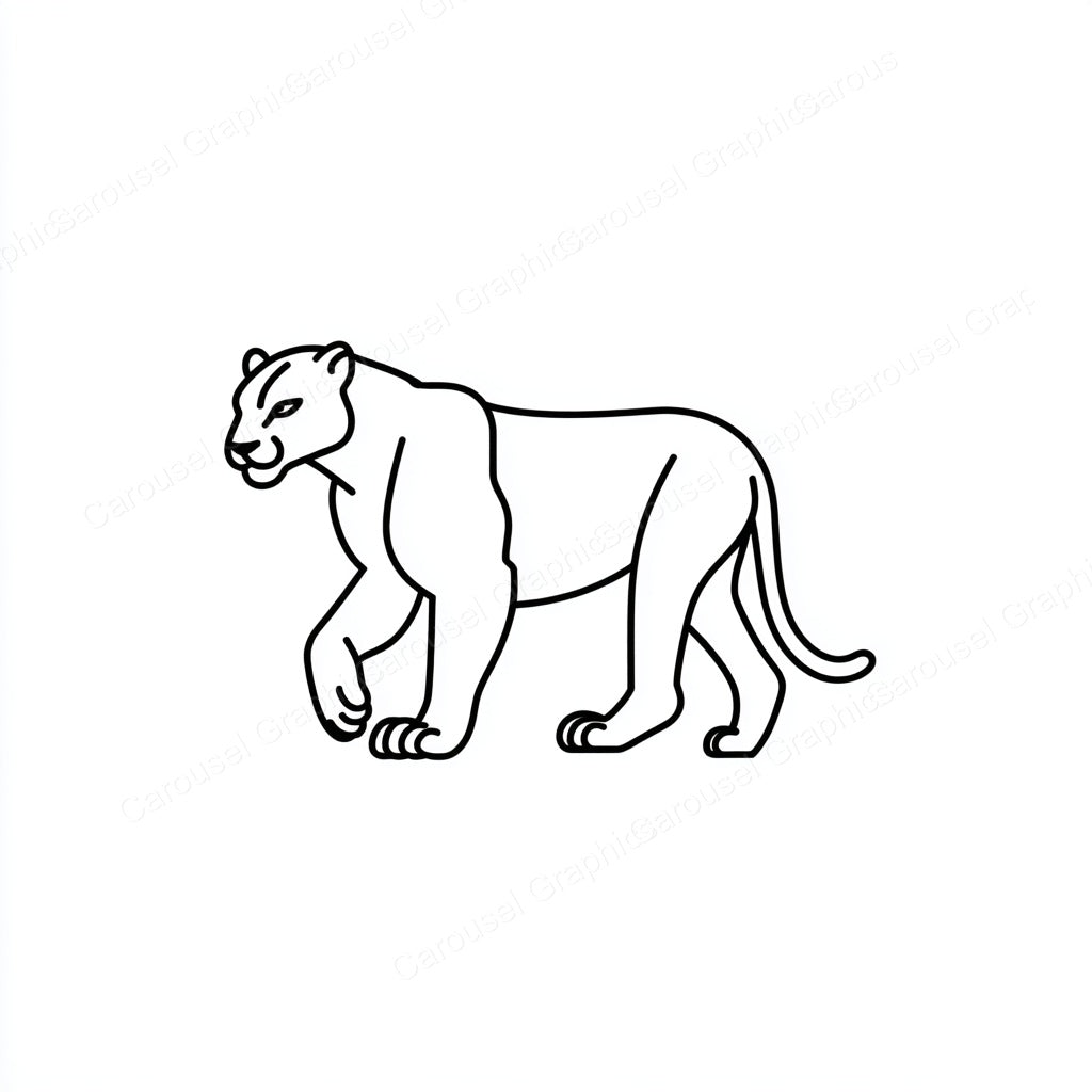 Panther Vector Graphic preview