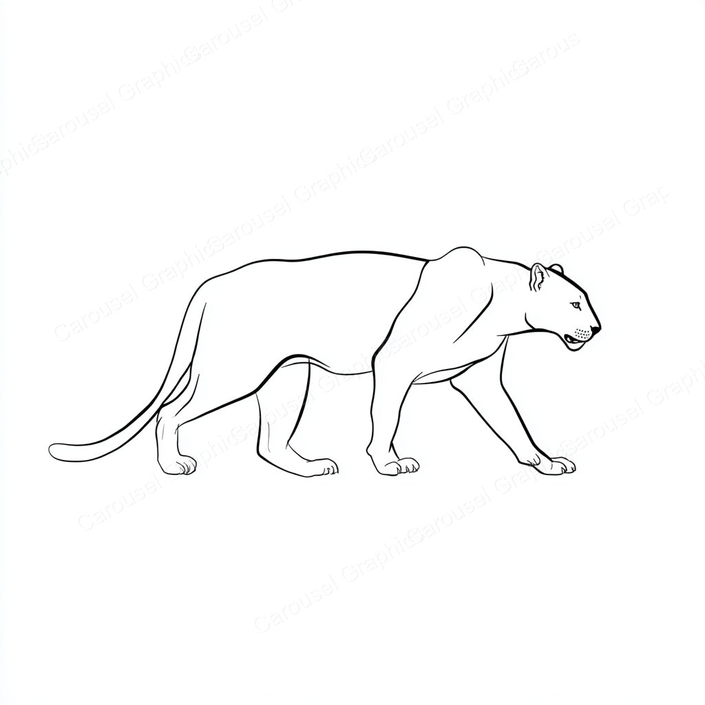 Panther Vector Graphic preview