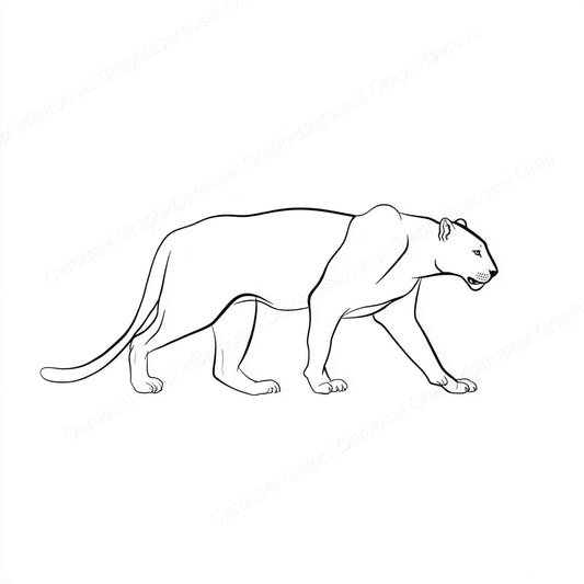 Panther Vector Graphic preview