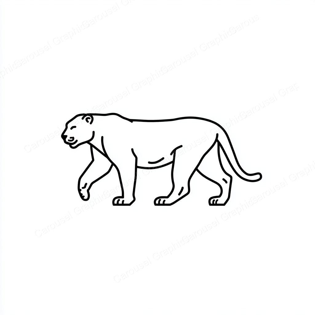 Panther Vector Graphic preview
