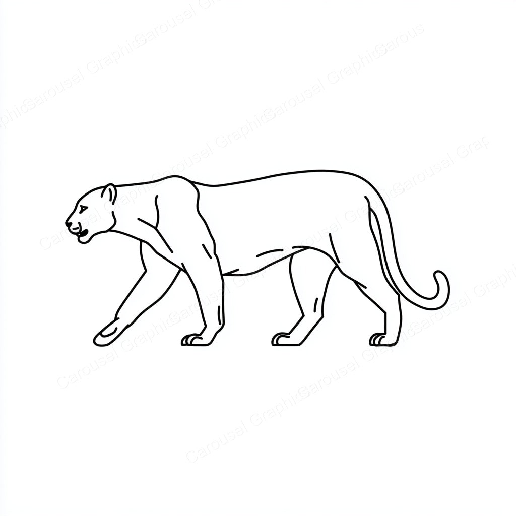 Panther Vector Graphic preview