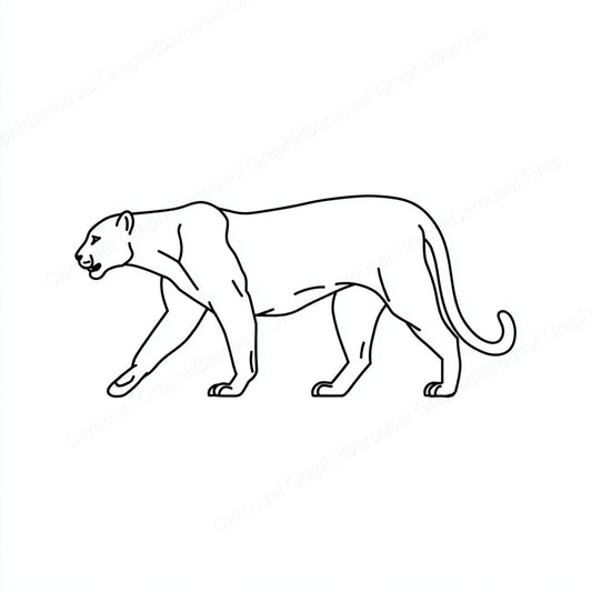 Panther Vector Graphic preview