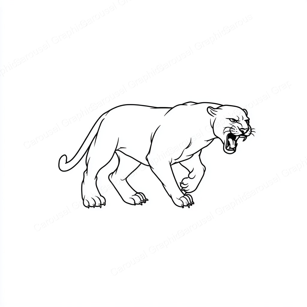 Panther Vector Graphic preview