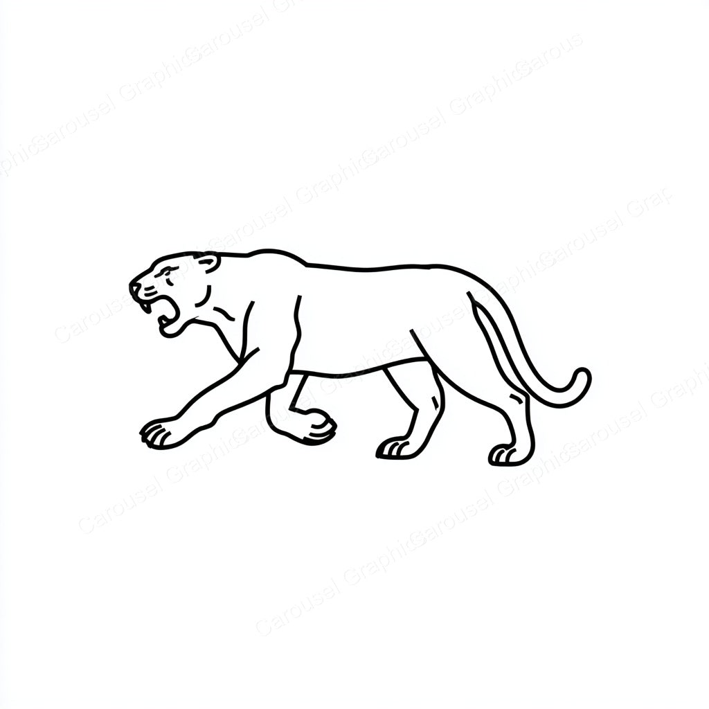 Panther Vector Graphic preview