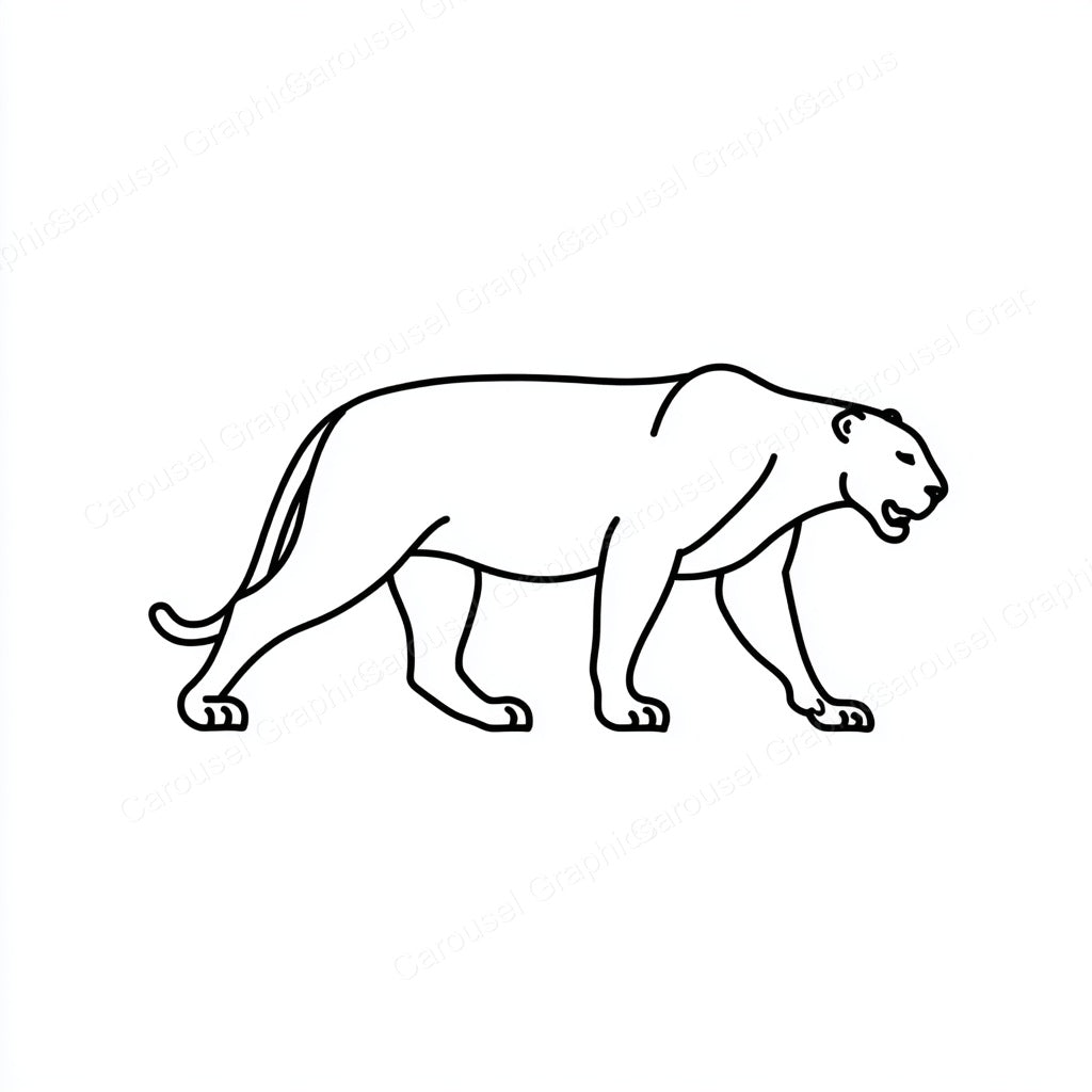 Panther Vector Graphic preview