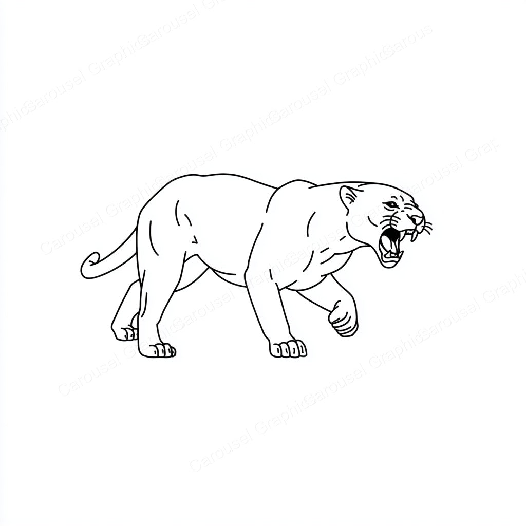 Panther Vector Graphic preview
