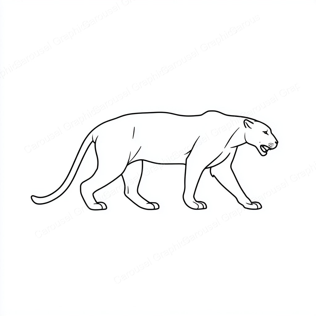 Panther Vector Graphic preview