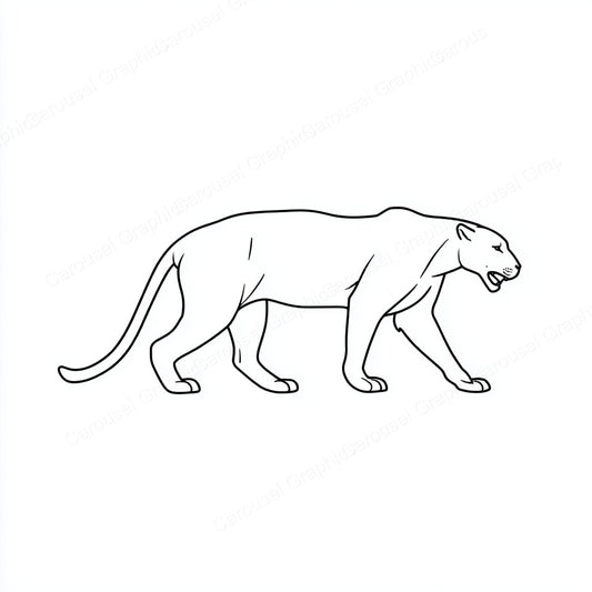 Panther Vector Graphic preview