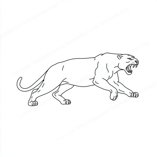 Panther Vector Graphic preview