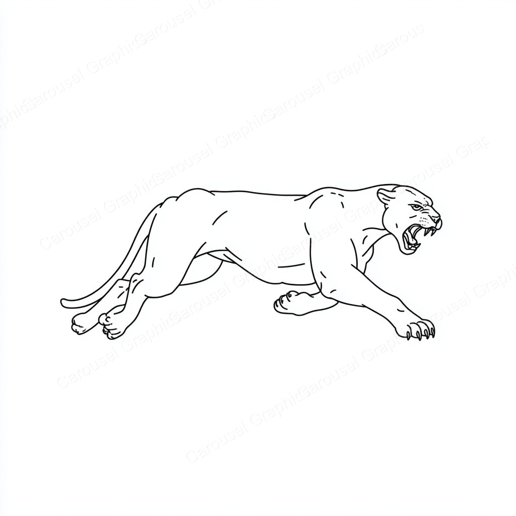 Panther Vector Graphic preview