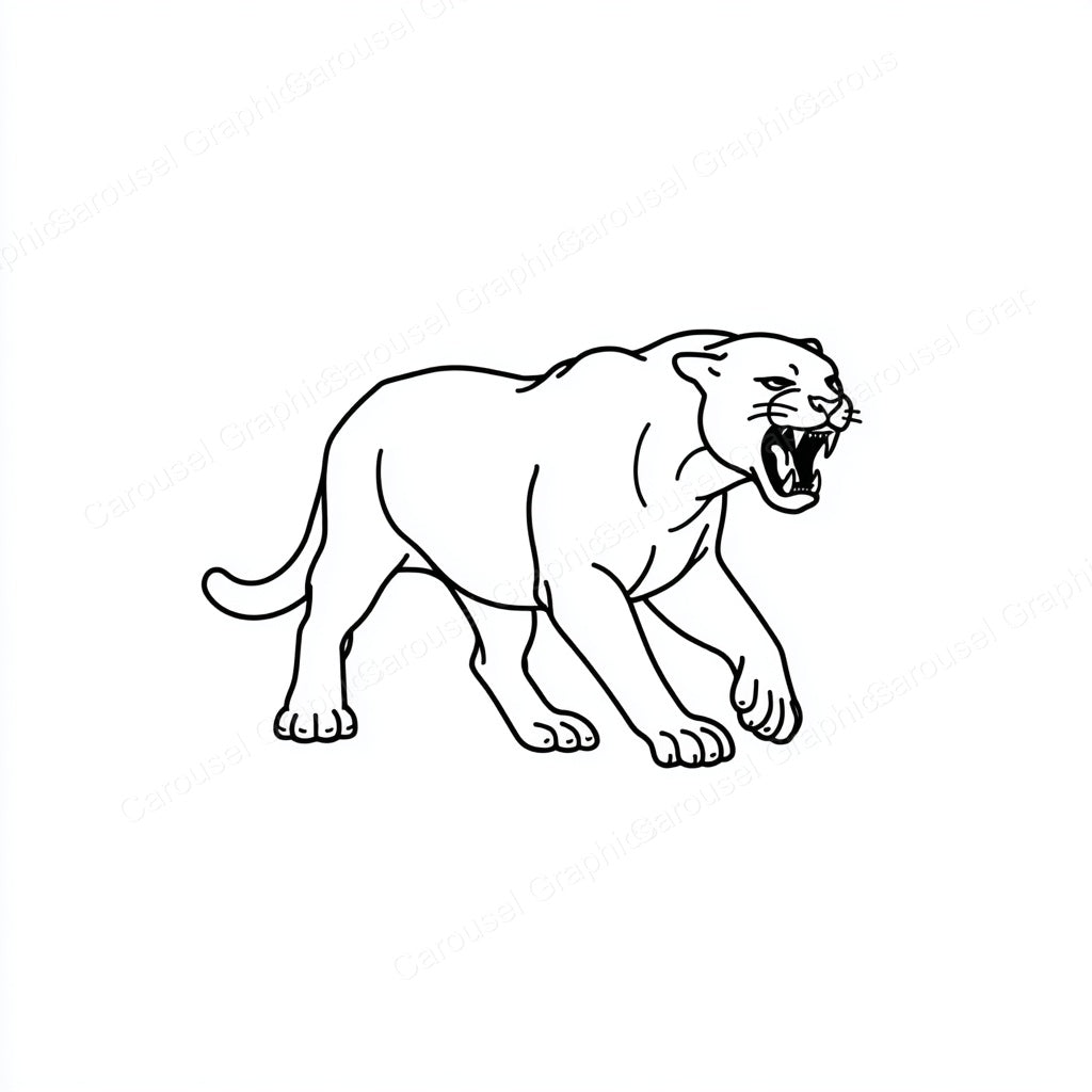 Panther Vector Graphic preview