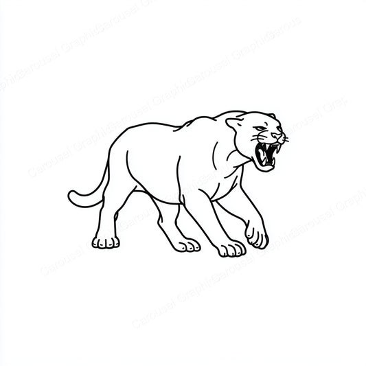 Panther Vector Graphic preview