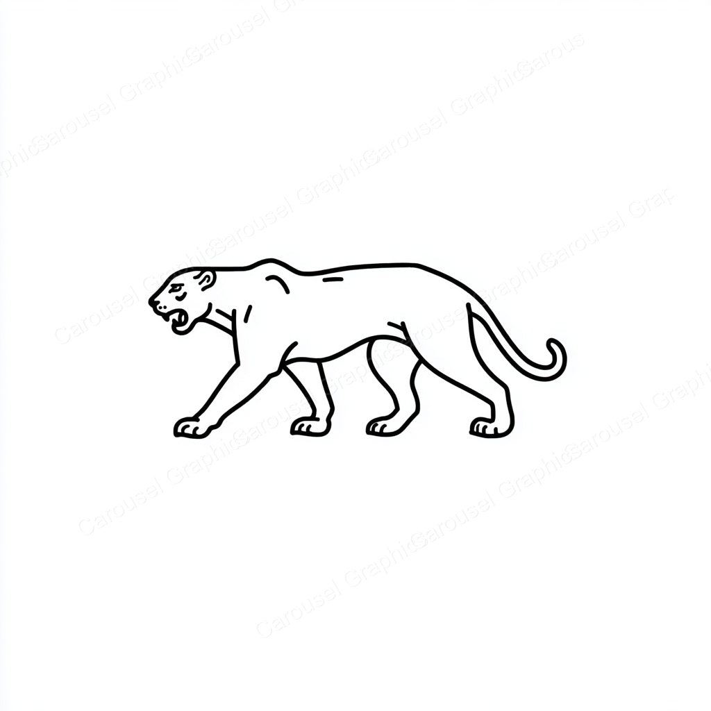 Panther Vector Graphic preview