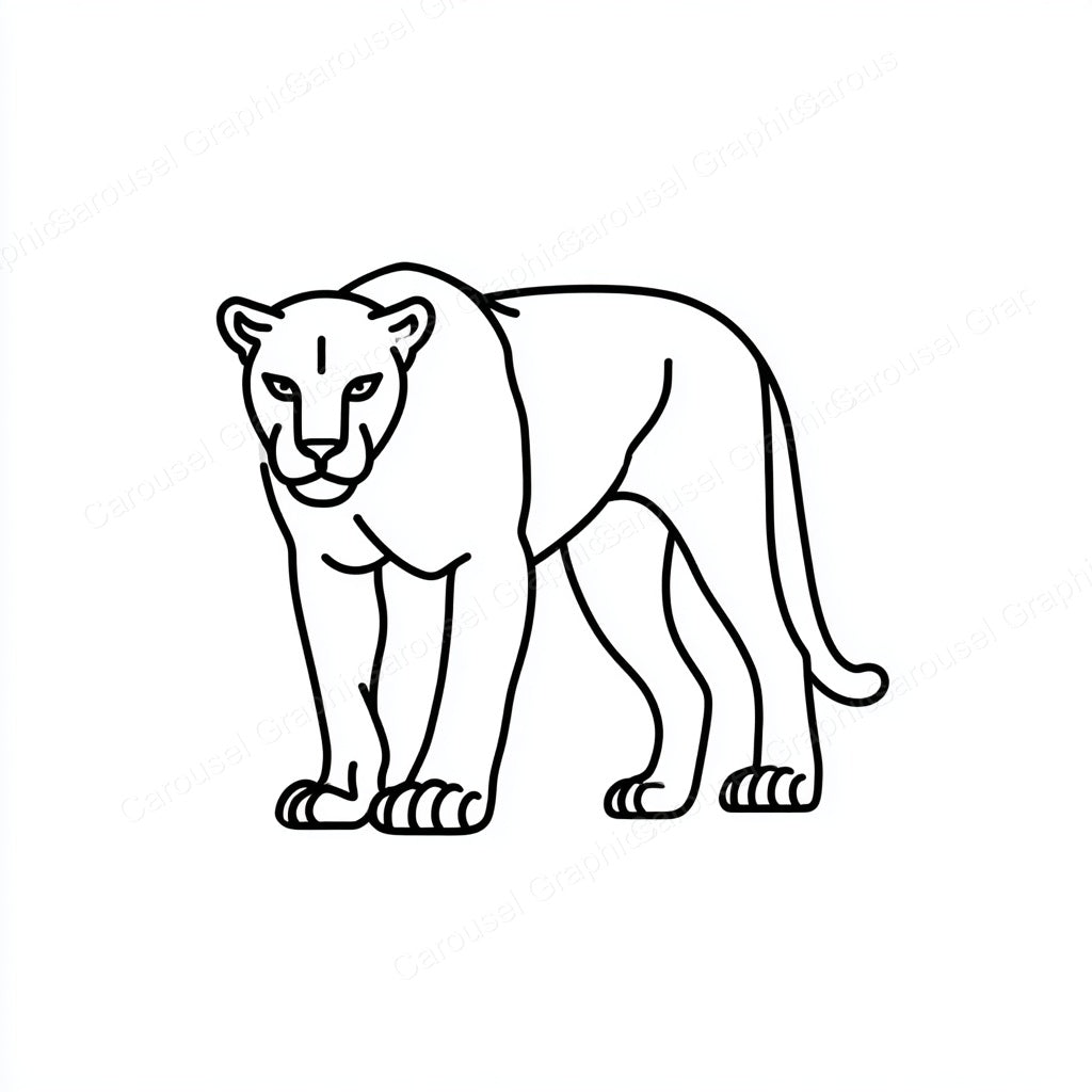 Panther Vector Graphic preview