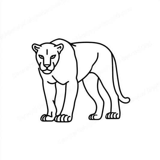 Panther Vector Graphic preview