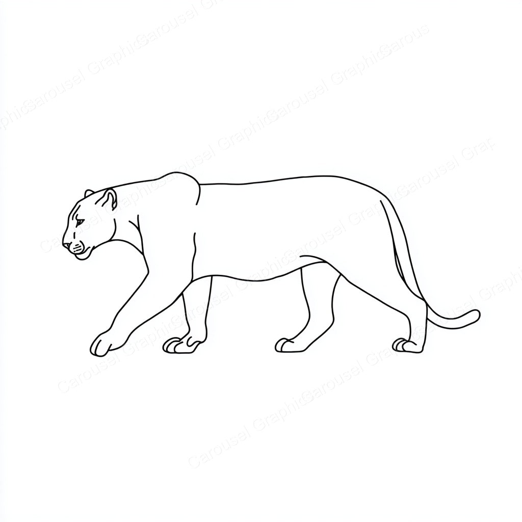 Panther Vector Graphic preview