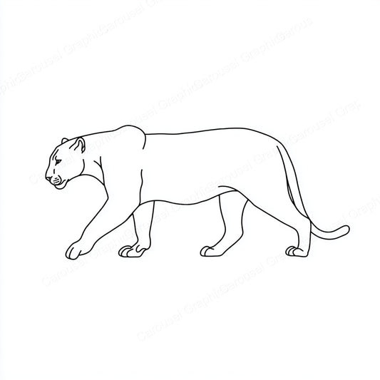 Panther Vector Graphic preview