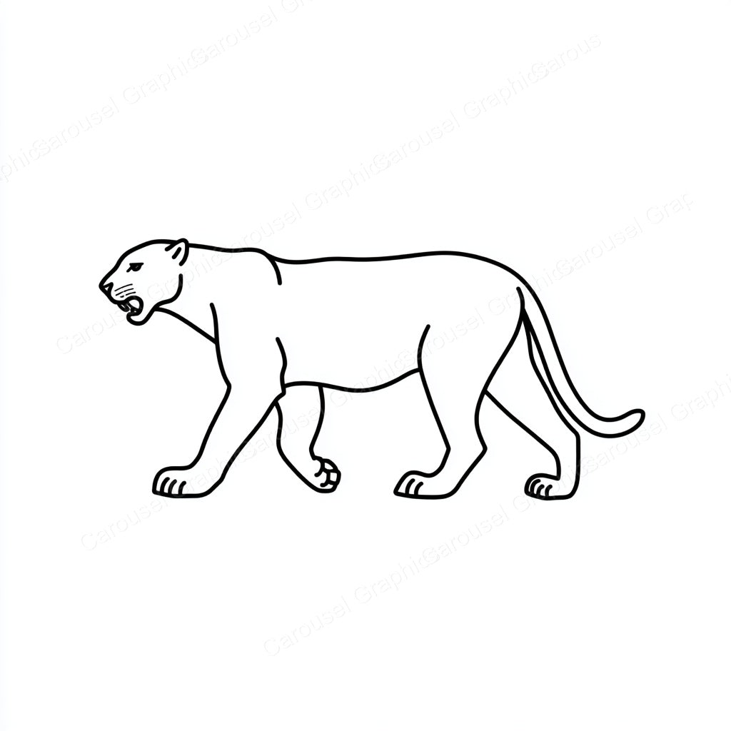 Panther Vector Graphic preview