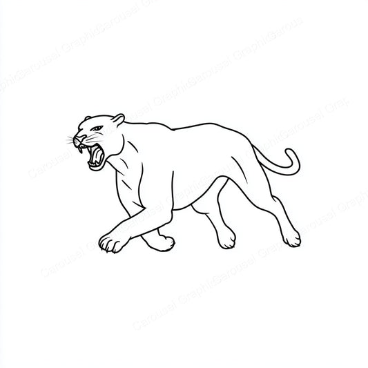 Panther Vector Graphic preview