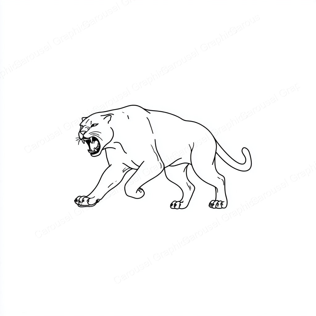 Panther Vector Graphic preview
