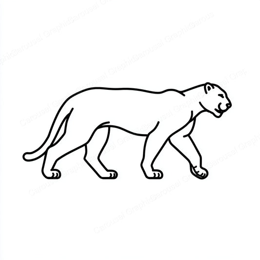 Panther Vector Graphic preview
