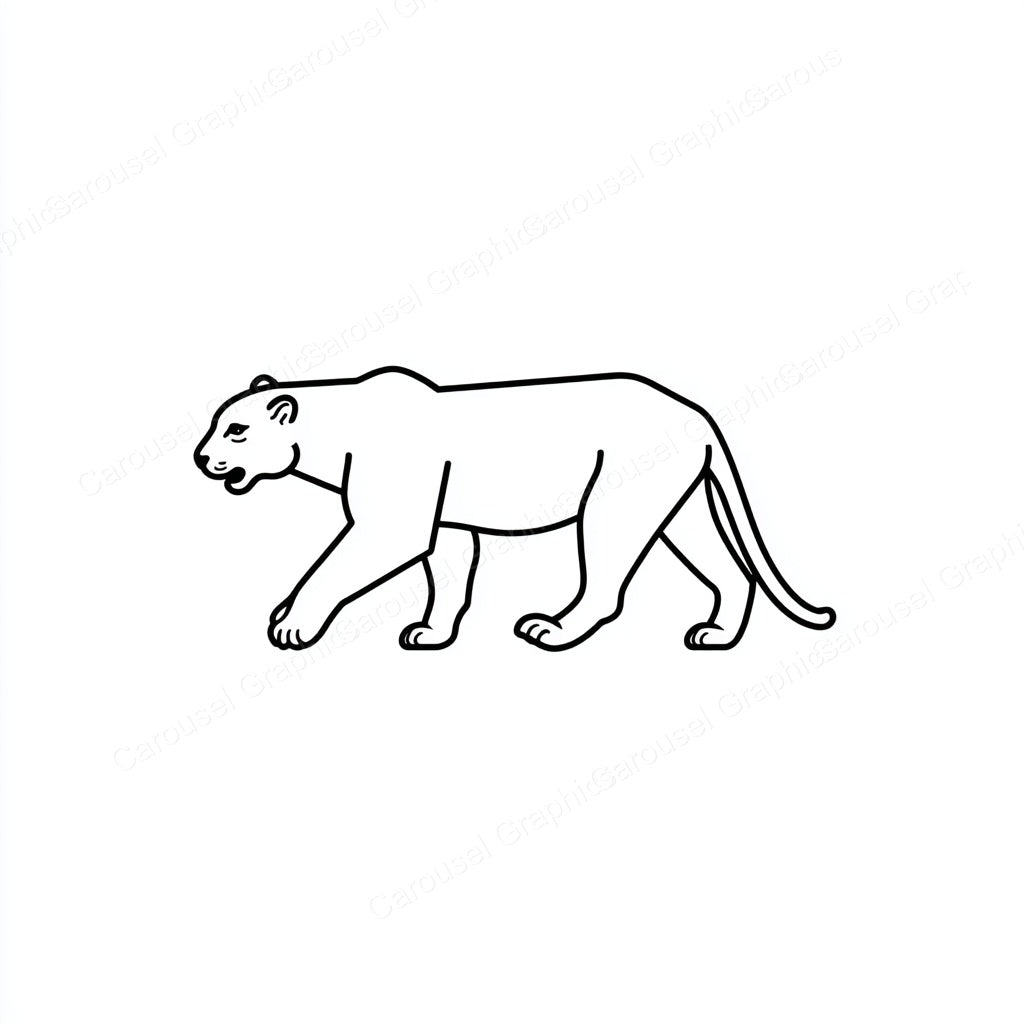 Panther Vector Graphic preview