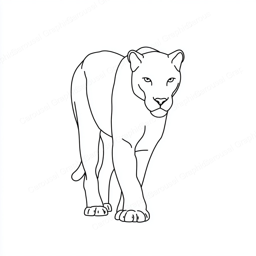 Panther Vector Graphic preview
