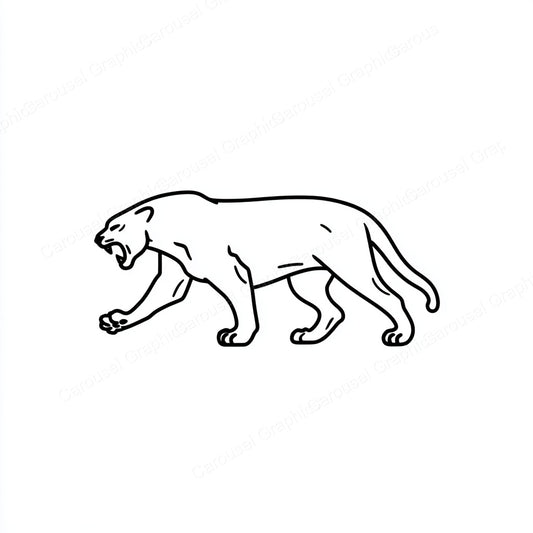 Panther Vector Graphic preview