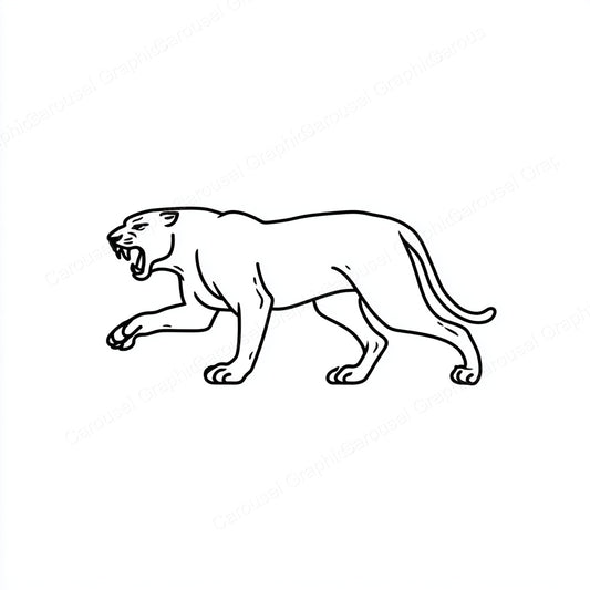 Panther Vector Graphic preview