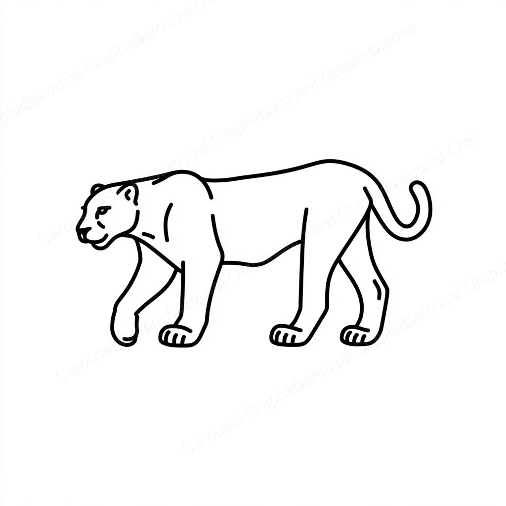 Panther Vector Graphic preview