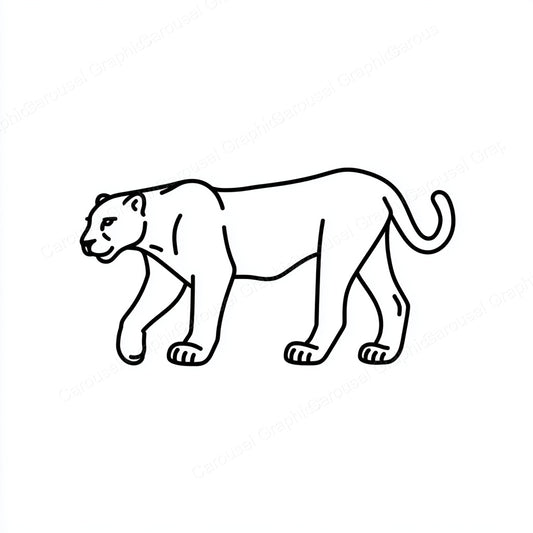 Panther Vector Graphic preview