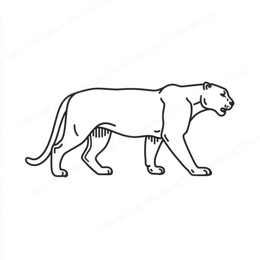 Panther Vector Graphic preview