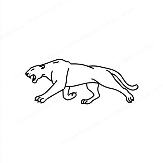 Panther Vector Graphic preview