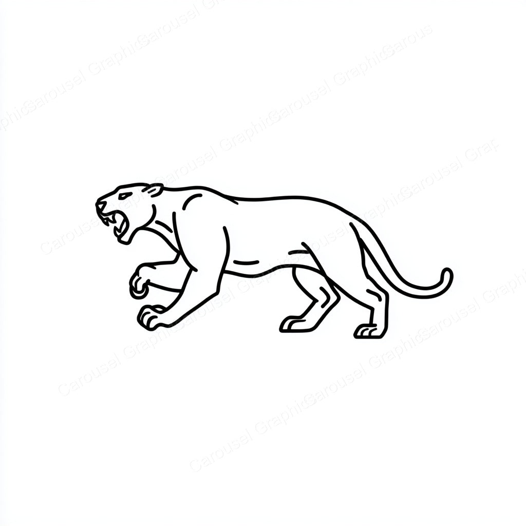 Panther Vector Graphic preview