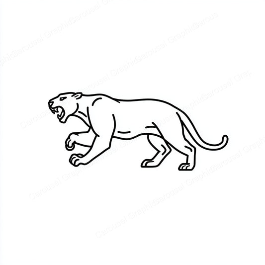 Panther Vector Graphic preview