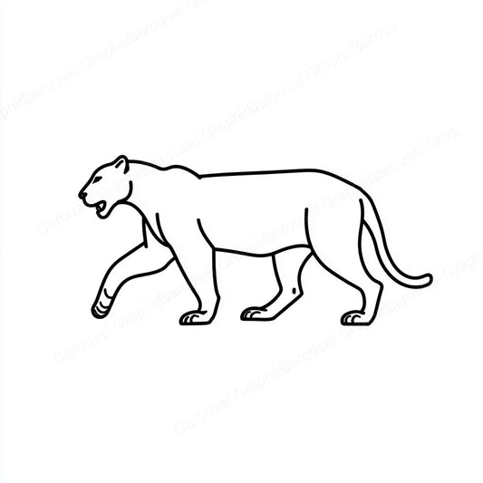 Panther Vector Graphic preview