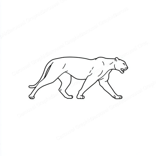 Panther Vector Graphic preview