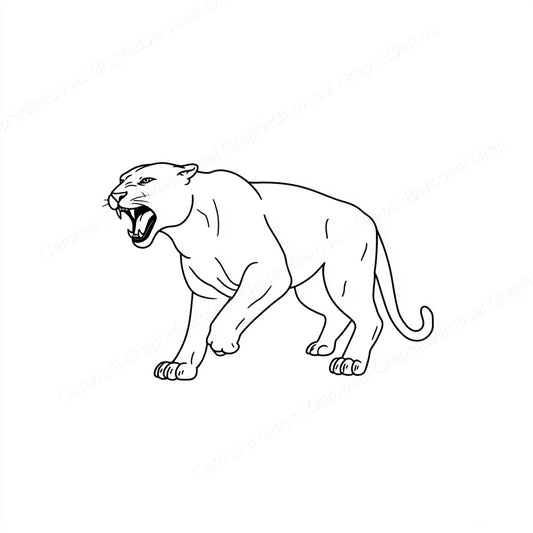Panther Vector Graphic preview