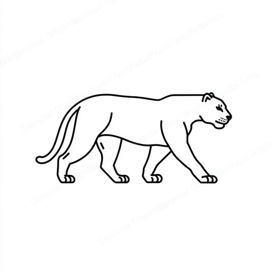 Panther Vector Graphic preview